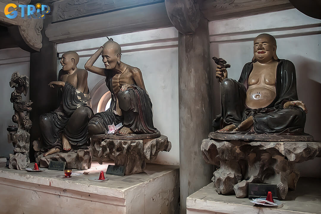 Tay Phuong Pagoda is built using ancient joinery techniques without nails, houses Vietnam’s treasured Arhat statues, and has been nationally recognized for its cultural