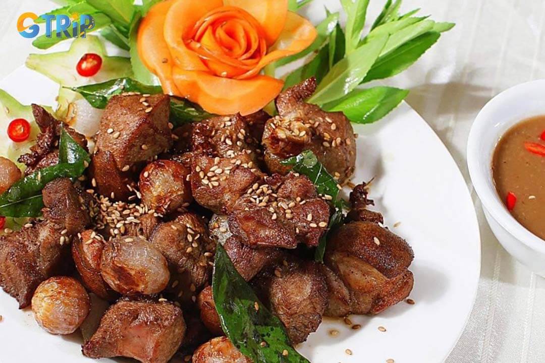 Savor the rich, tender flavors of mountain goat meat, a signature delicacy of Ninh Binh's culinary heritage