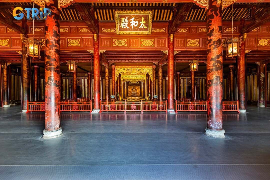 Thai Hoa Palace is the most important royal hall of the Nguyen Dynasty, symbolizing imperial authority and hosting key ceremonies for over 140 years