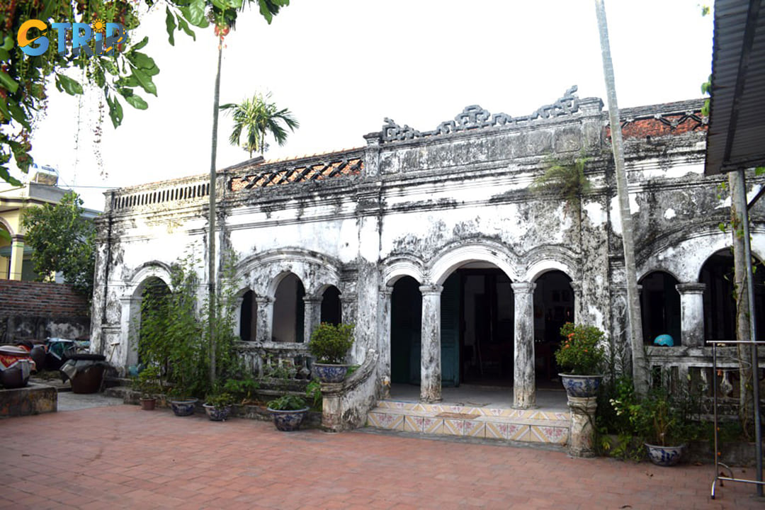 The ancient house on the island is over 100 years old