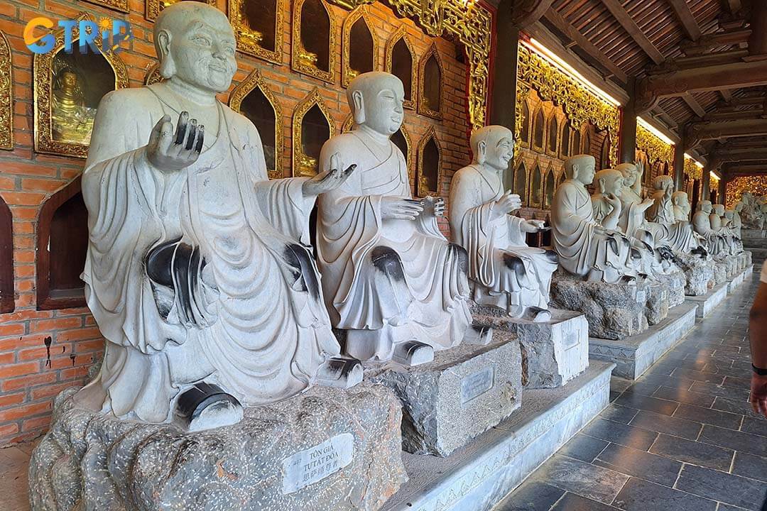 The Arhat Corridor at Bai Dinh Pagoda