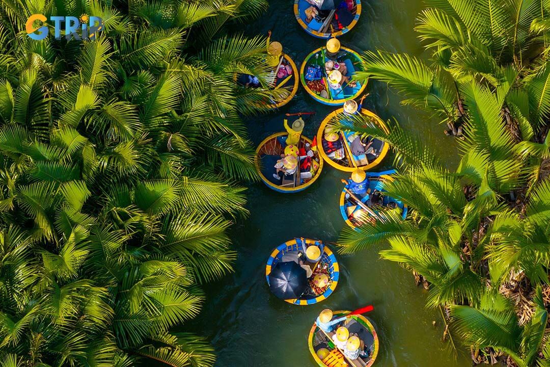 The best time to visit Cam Thanh Coconut Village is during the dry season during February to August
