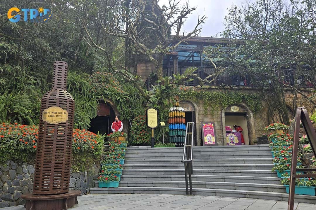 The best time to visit the Debay Wine Cellar Ba Na Hills is on weekdays morning