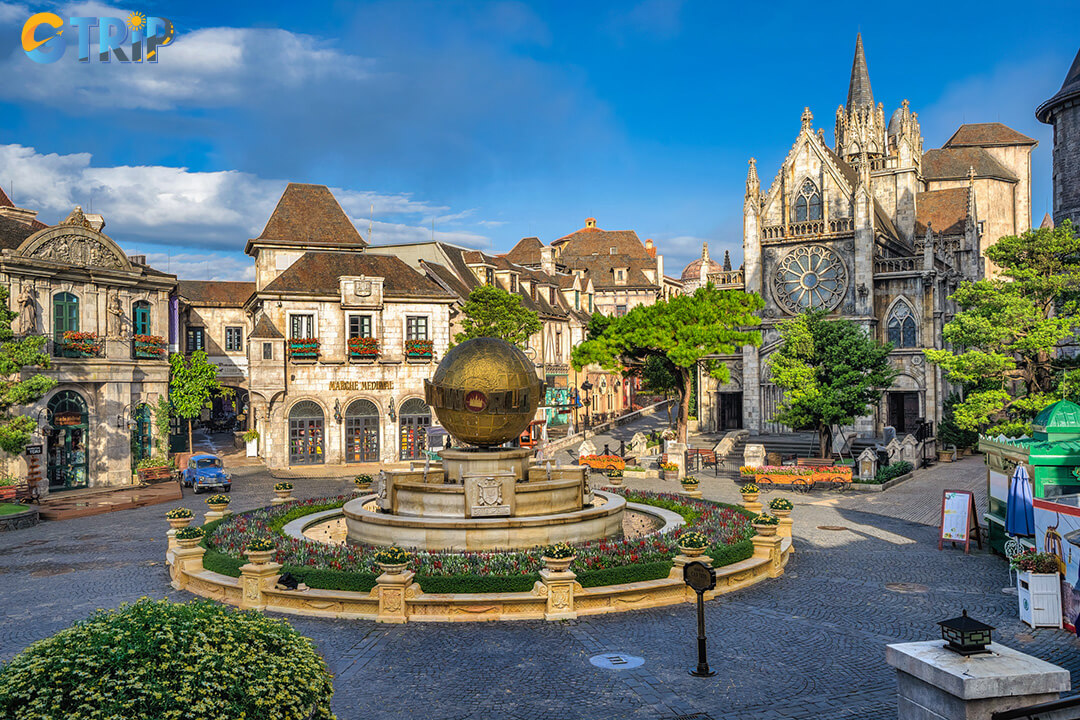 The best time to visit the French Village is during the dry season from March to September for clear views