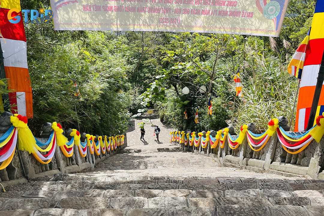 The best time to visit Truc Lam Yen Tu Zen Monastery is during the spring season