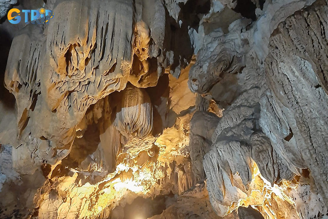 The cave highlights the history of early human habitation on Cat Ba Island