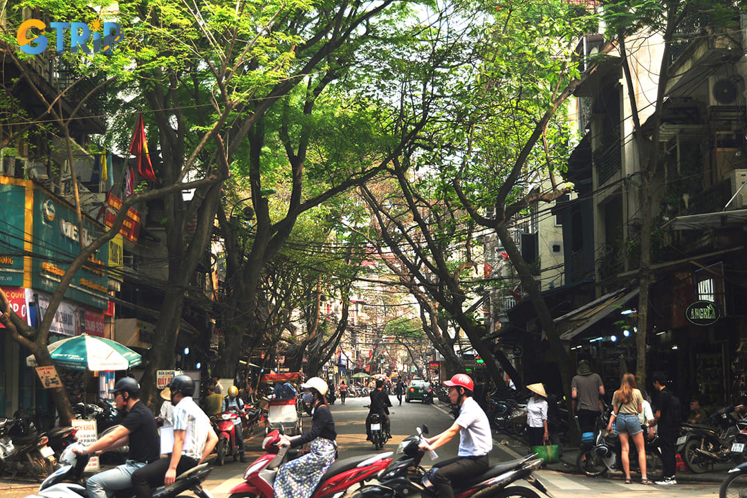 The evening is when Hang Buom truly comes alive with its bustling food stalls and vibrant atmosphere