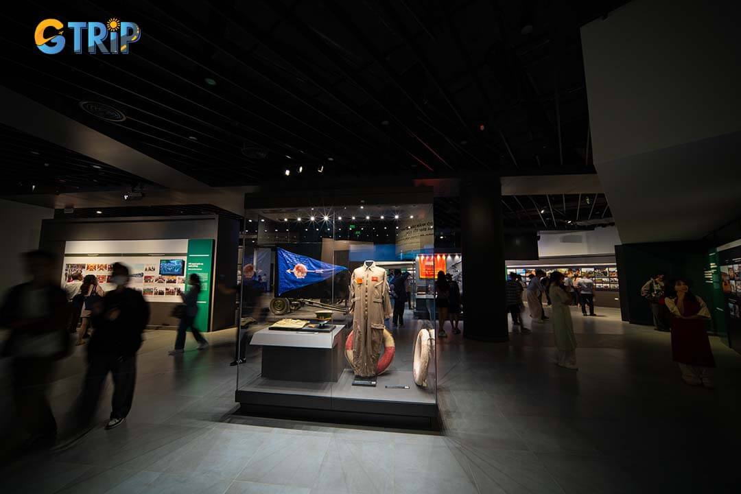 The final exhibit highlights Vietnam’s post-war military growth, reconstruction efforts, and evolving role in peacekeeping and regional security