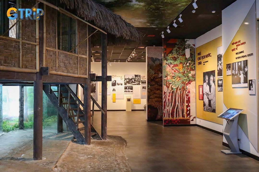 The final gallery honors Ton Duc Thang’s presidency, highlighting his leadership through Vietnam’s reunification, his humble lifestyle, and the image of “Uncle Ton”