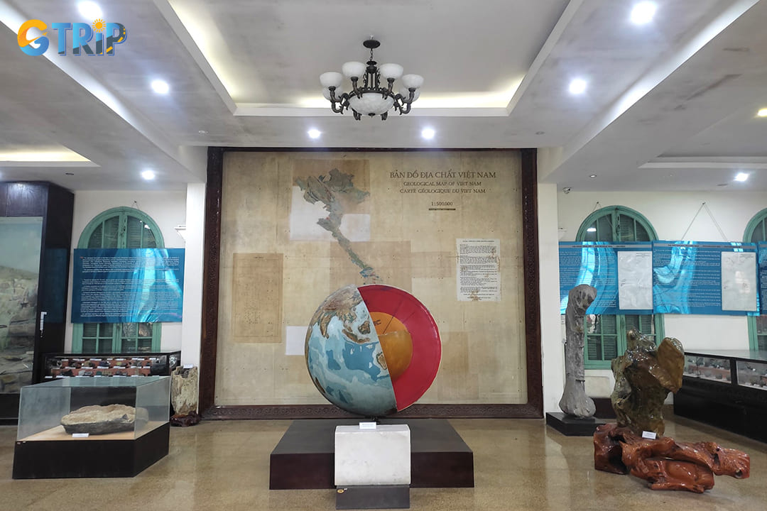 The first floor takes you on a chronological journey through Earth's formation and Vietnam's geological development