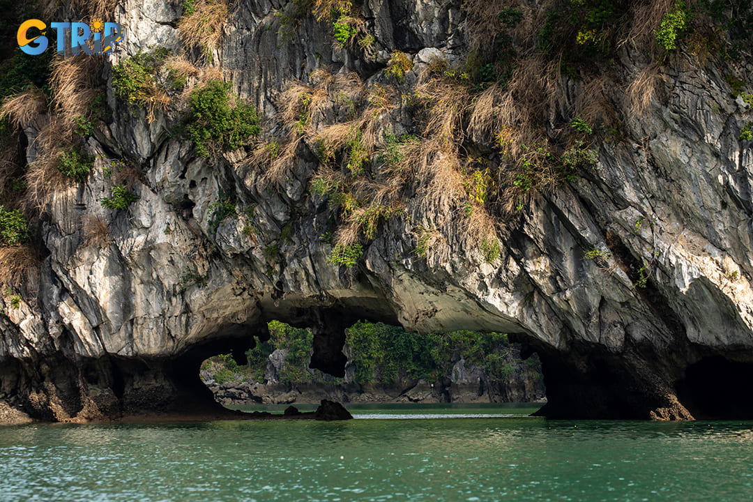 The geology of Luon Cave reveals layers of limestone