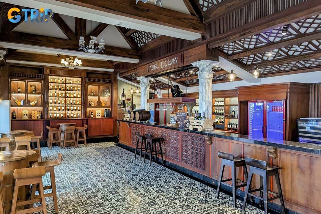 The highlight of a visit to the Debay Wine Cellar is the Debay Bar experience, where guests can choose from tiered tastings of New and Old World wines