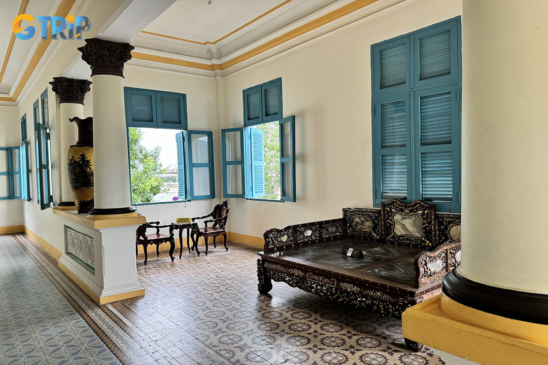The House of the Prince of Bac Lieu is a prime example of French colonial architecture