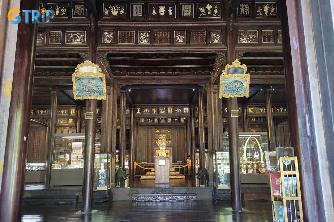 The Hue Museum of Royal Antiquities houses a vast collection of artifacts from the Nguyen Dynasty