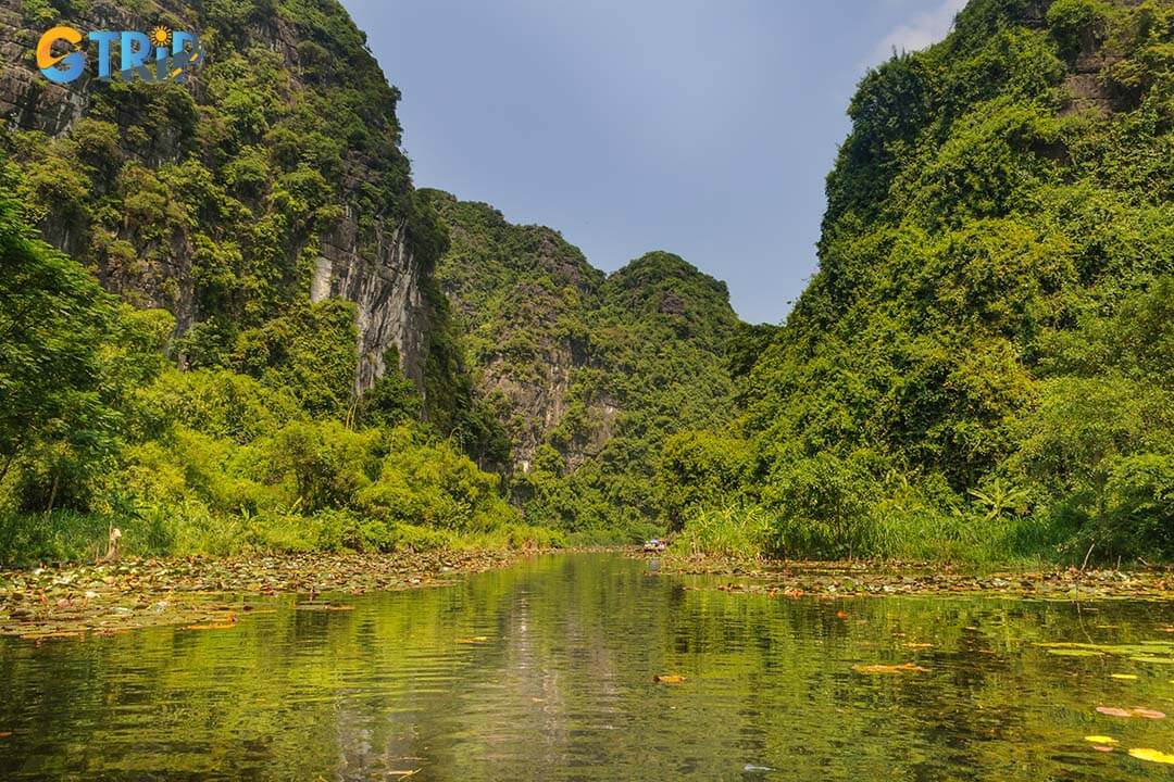 The karst landscape at Thung Nang Cave