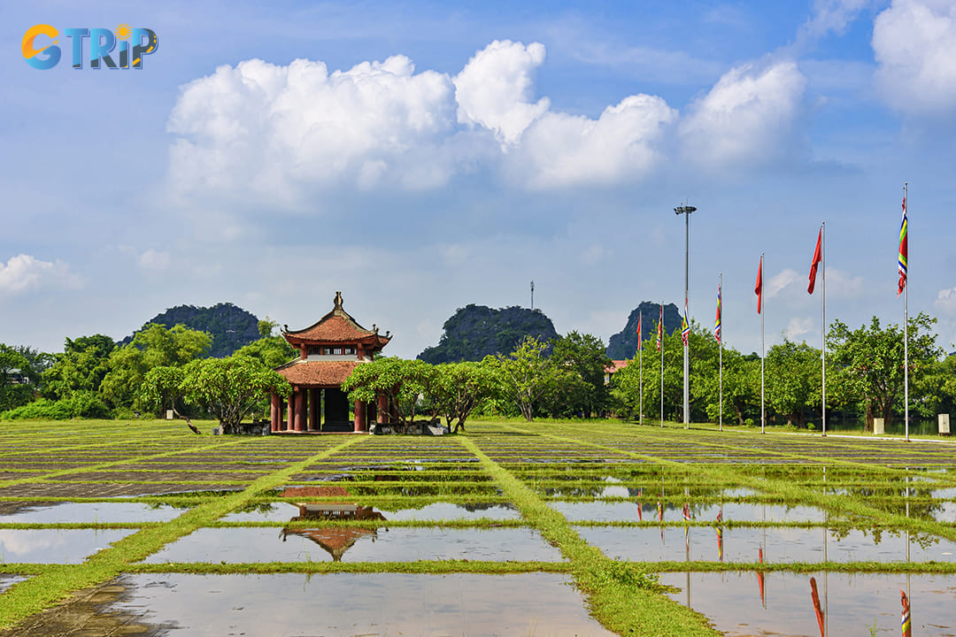 The landscape of Hoa Lu under the weather of September