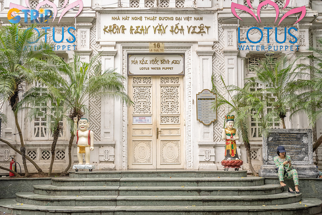 The Lotus Water Puppet Theater offers an intimate setting for experiencing the traditional art of water puppetry