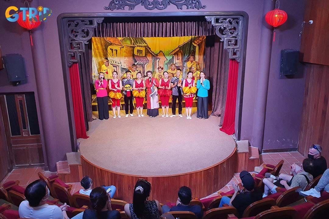 The main event takes place on the second floor of the Hoi An Traditional Art Performance House