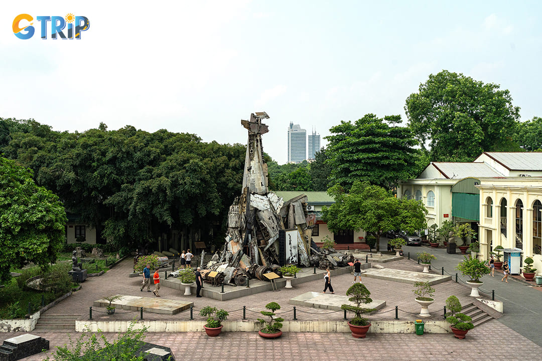 The museum complex features both climate-controlled indoor galleries and expansive outdoor exhibition areas