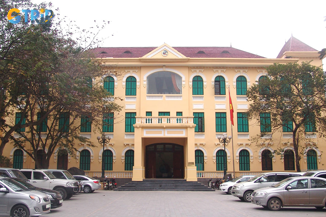 The museum showcases classic early 20th-century French colonial architecture that emphasizes both form and function