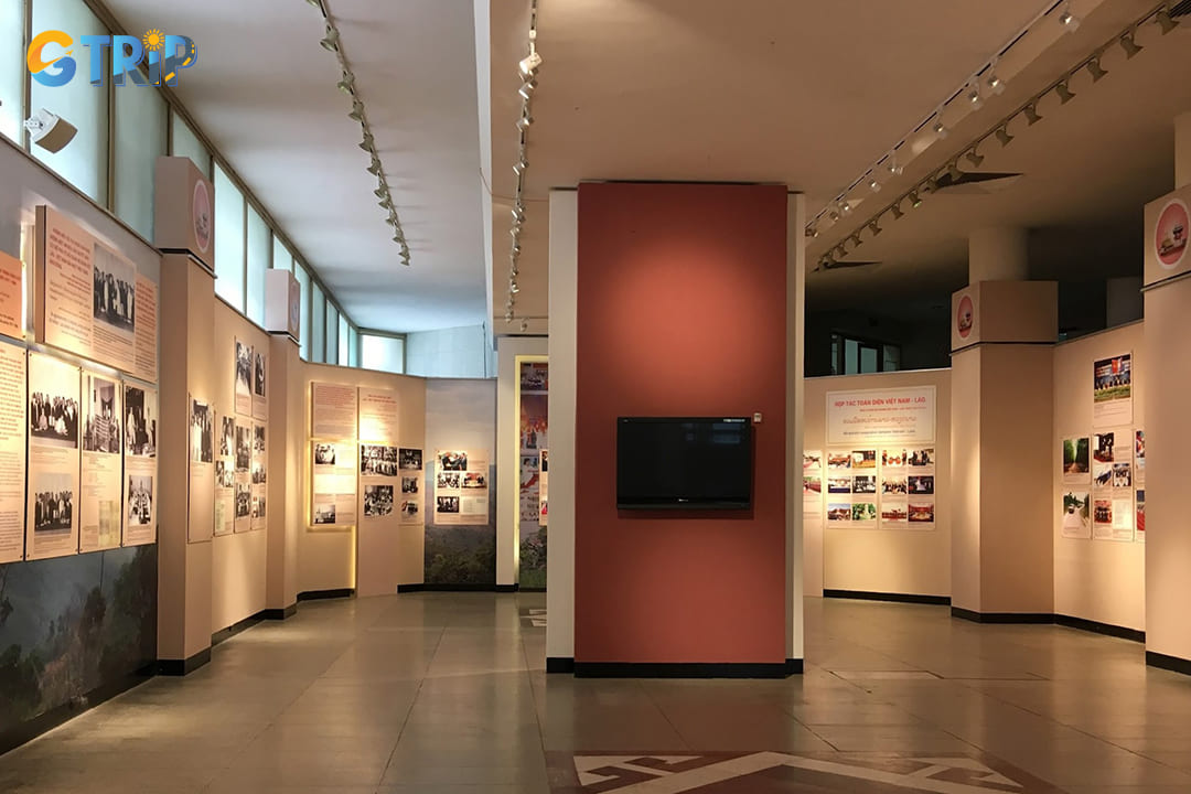 The museum's top floor broadens the perspective by situating Ho Chi Minh's life within global historical developments