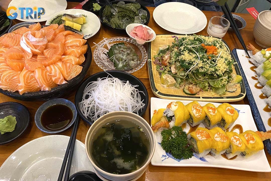 The only Japanese restaurant in the cafe apartments is Michi Sushi