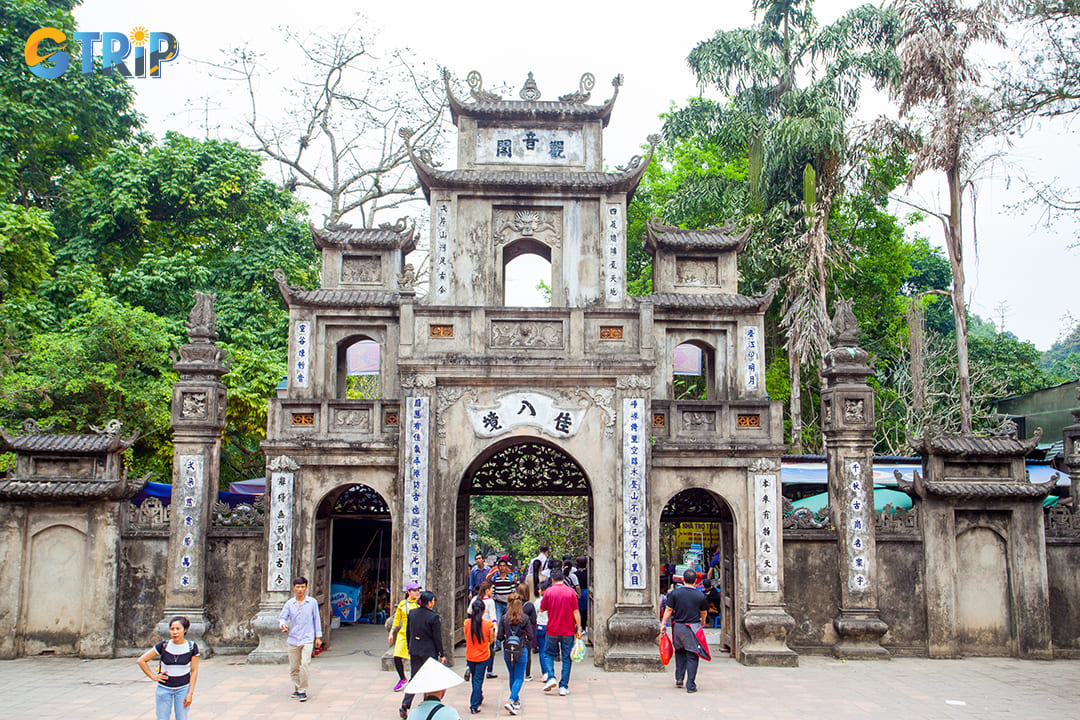 The Perfume Pagoda (Chua Huong) presents a mystical experience during August when lush greenery surrounds this ancient Buddhist complex