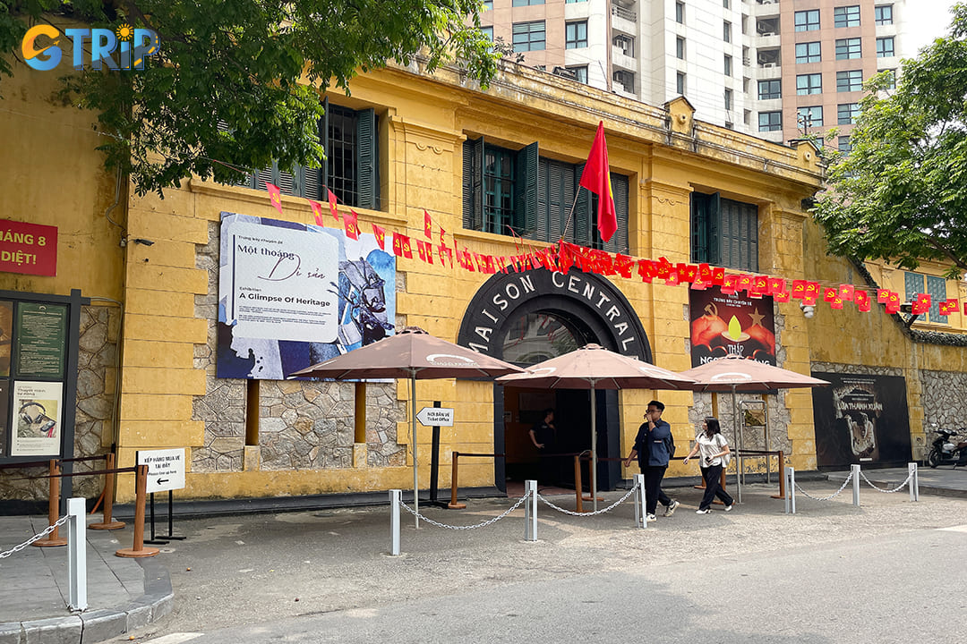 The preserved section features harrowing exhibits of the brutal conditions Vietnamese revolutionaries endured under French colonial rule
