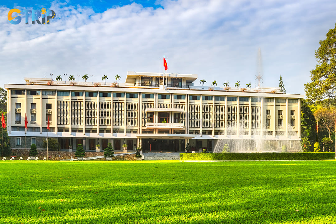 The Reunification Palace (also known as the Independence Palace) is an iconic landmark in Ho Chi Minh City