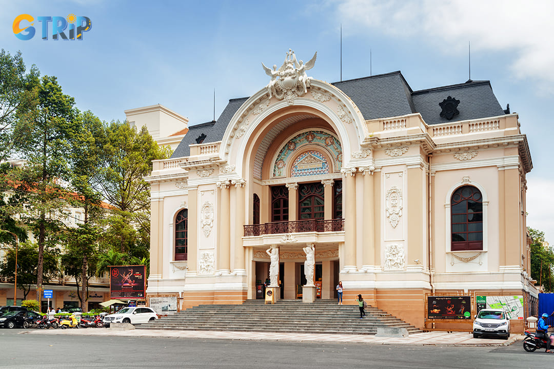 The Saigon Opera House is a stunning example of French colonial architecture and a vibrant hub for the performing arts