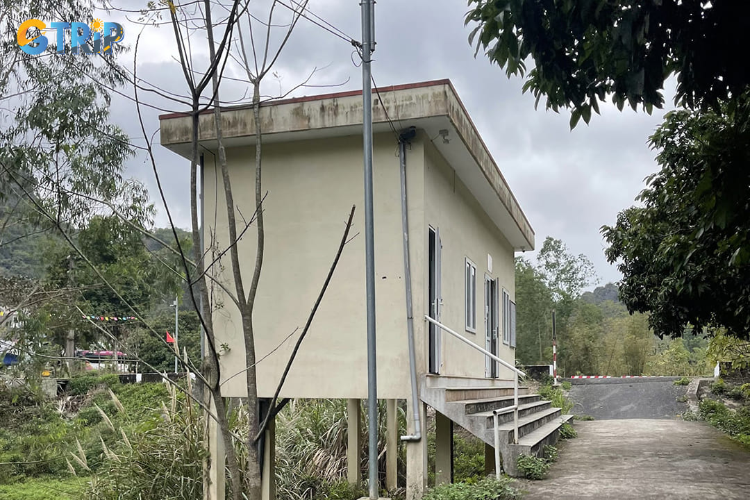 The ticket booth where you can buy the entrance ticket