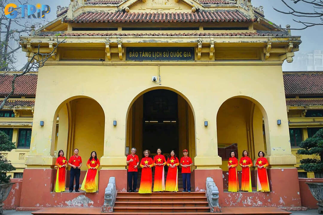 The Vietnamese National Museum of History traces Vietnam’s past through 200,000 artifacts, housed in two elegant colonial buildings