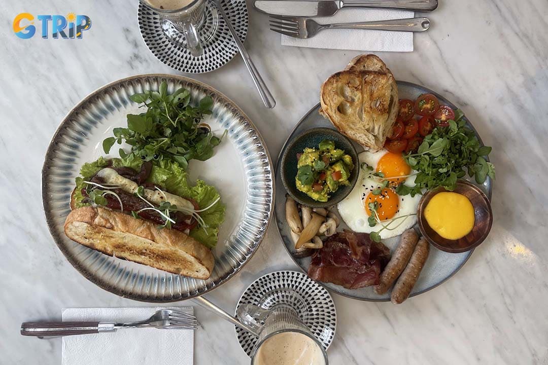 The Vintage Emporium blends stunning Indochine-inspired design with a health-focused brunch menu