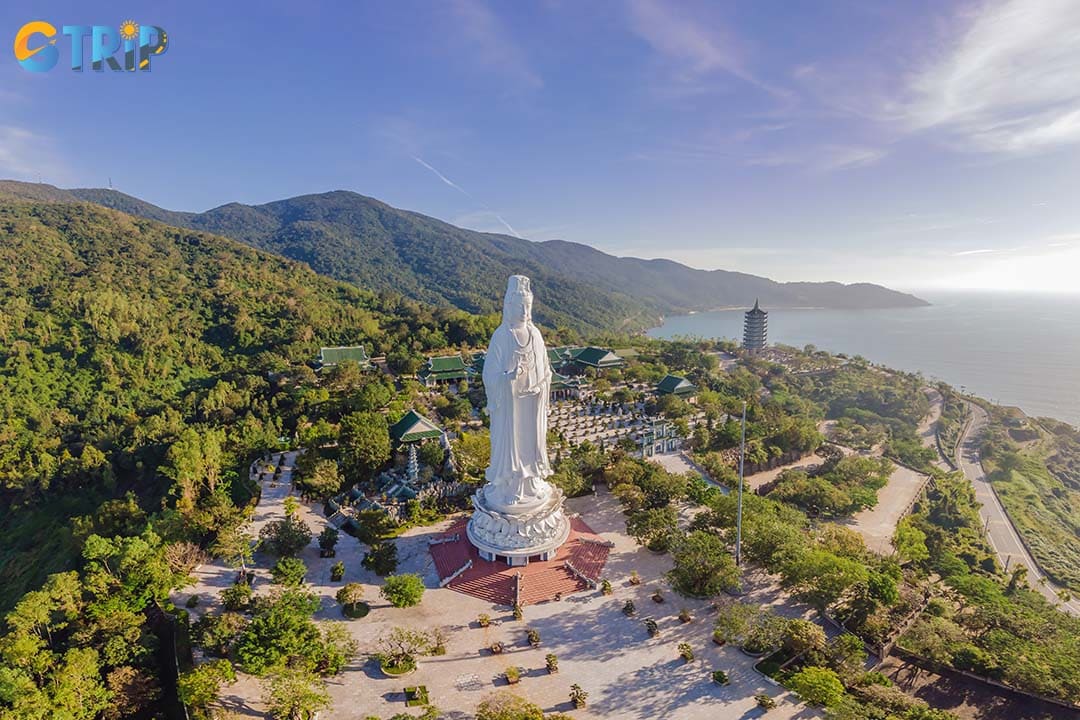 There are 3 Linh Ung Pagodas in Da Nang that you can visit for a spiritual and scenic journey