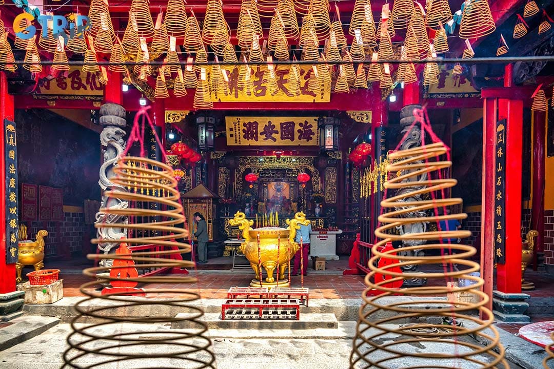 Thien Hau Pagoda in former District 5 is one of the most famous pagodas in the city