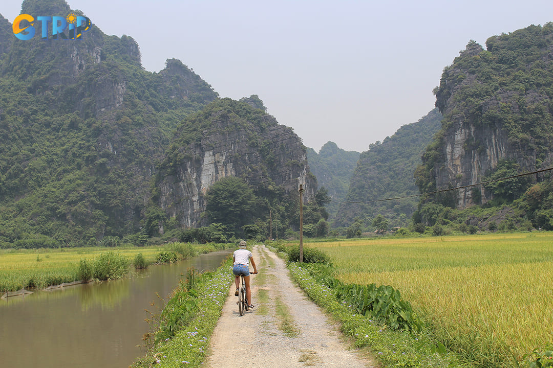 This cycling journey combines scenic biking with cave exploration