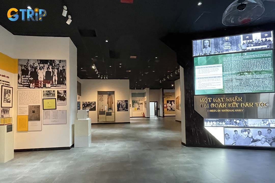 This exhibition room highlights President Ton Duc Thang’s vital role in Vietnam’s First National Assembly