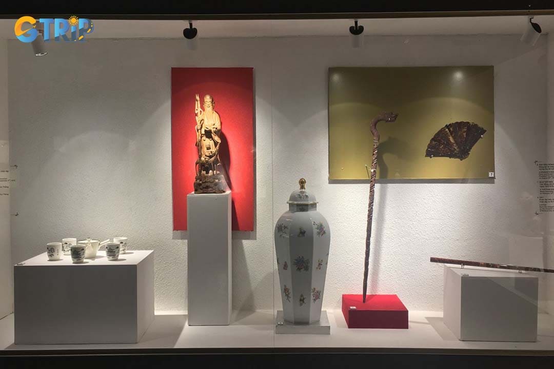 This exhibition room presents a remarkable collection of diplomatic and personal gifts given to President Ton Duc Thang