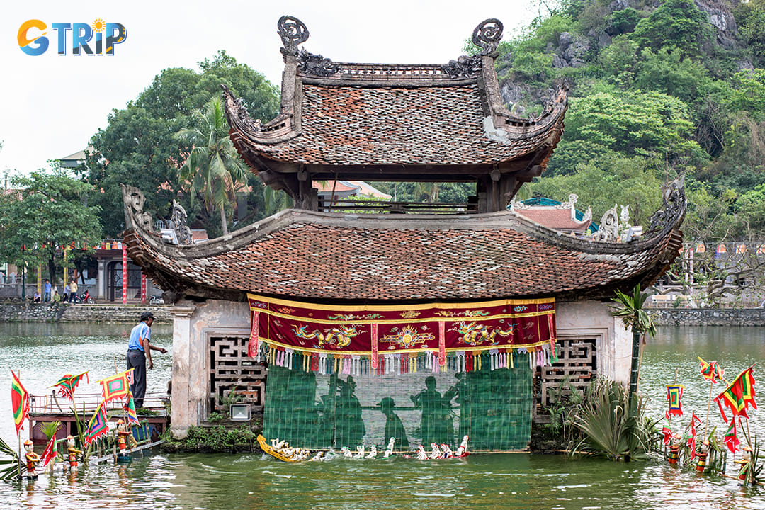 Thuy Dinh (Water Pavilion) serves as one of Vietnam's oldest and most iconic stages for water puppet performances