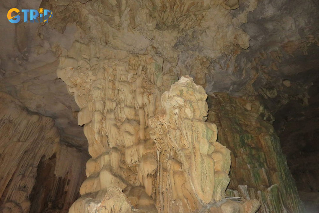 Tien Ong Cave displays fascinating shapes created by nature over millennia