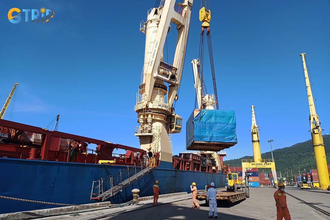 Tien Sa Port is a vital deep-water gateway for international cruise ships arriving in Central Vietnam