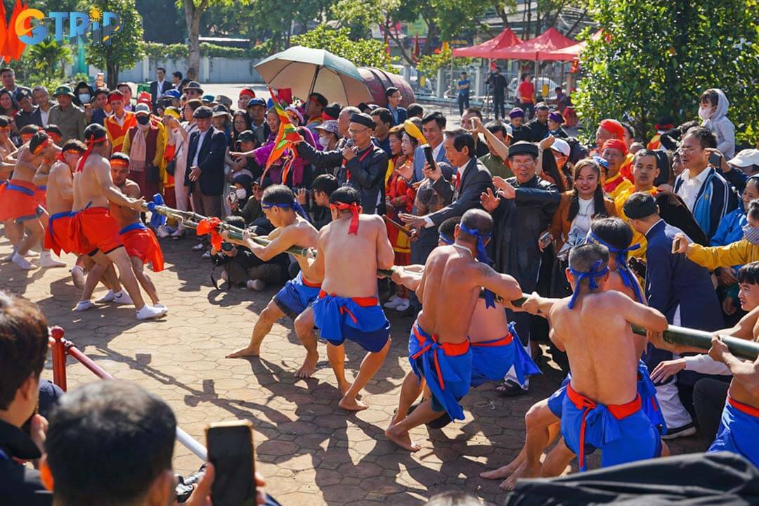 Traditional games and sports at Muong Phang Cherry Blossom Festival 2026 create lively community interaction through folk activities and outdoor experiences