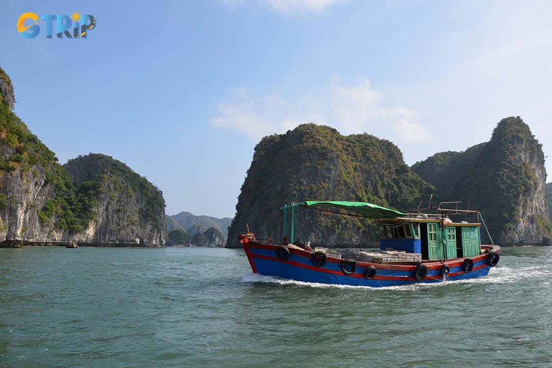 Traditional wooden boats operated by local fishermen, offer an authentic and scenic route to Cua Van