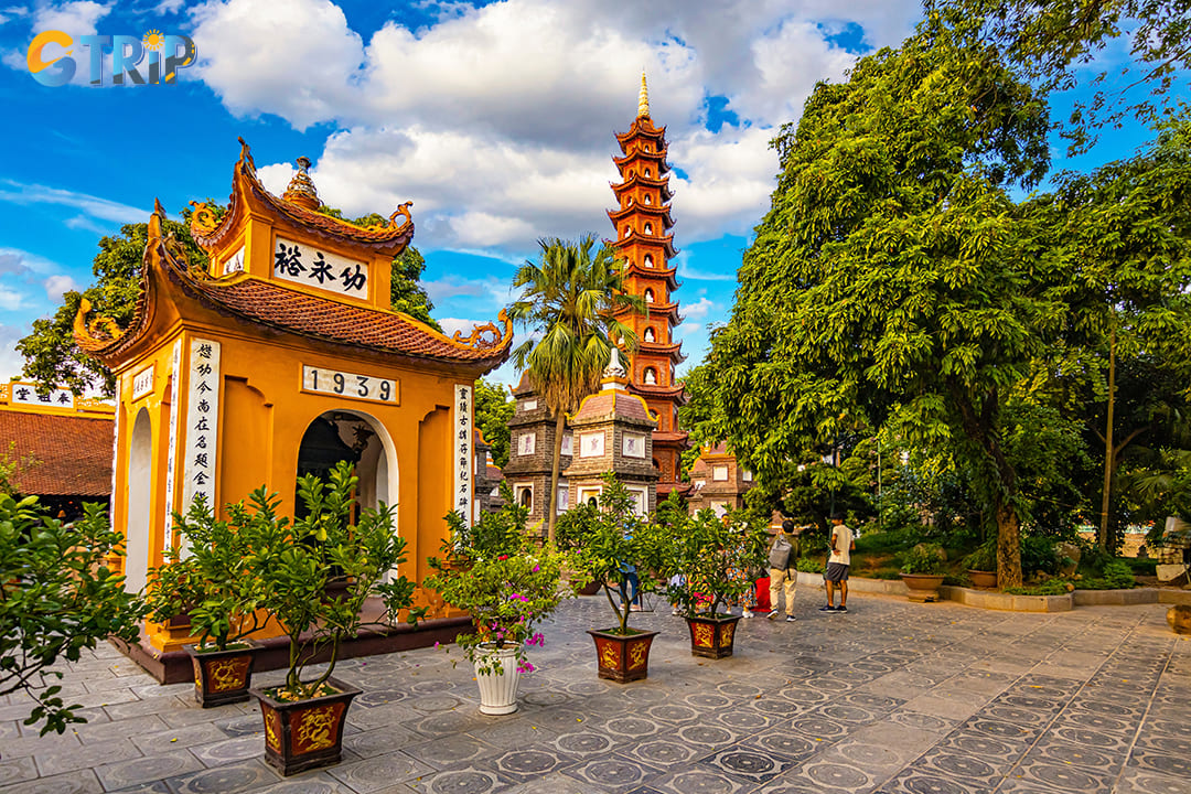 Tran Quoc Pagoda holds the distinction of being Hanoi's oldest Buddhist temple, dating back more than 1,500 years