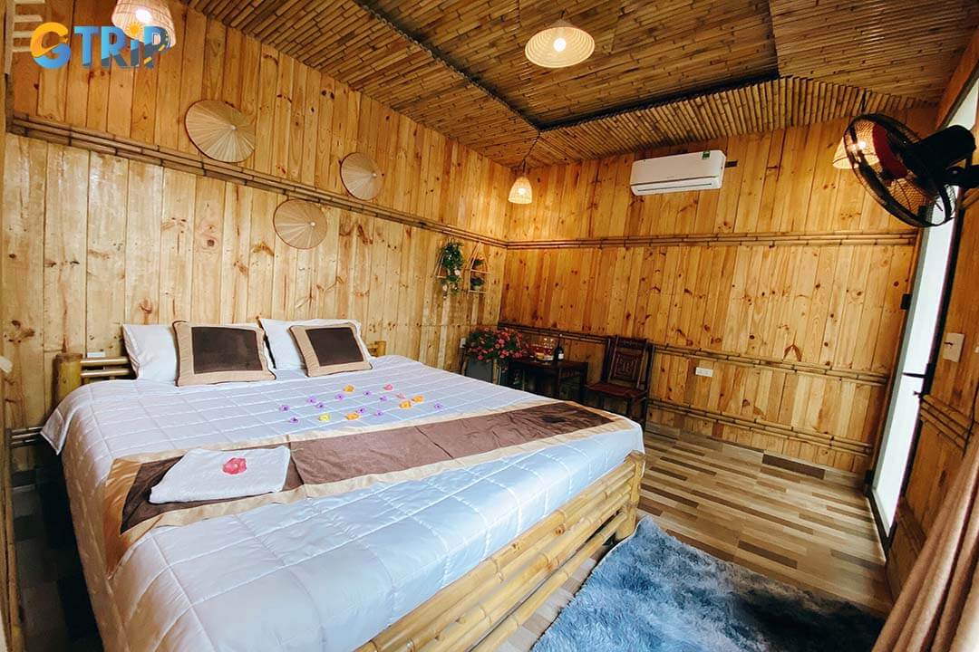 Trang An Moon Garden Homestay offers a tranquil retreat with stunning garden views, cozy cabins, and easy access to Ninh Binh’s iconic attractions