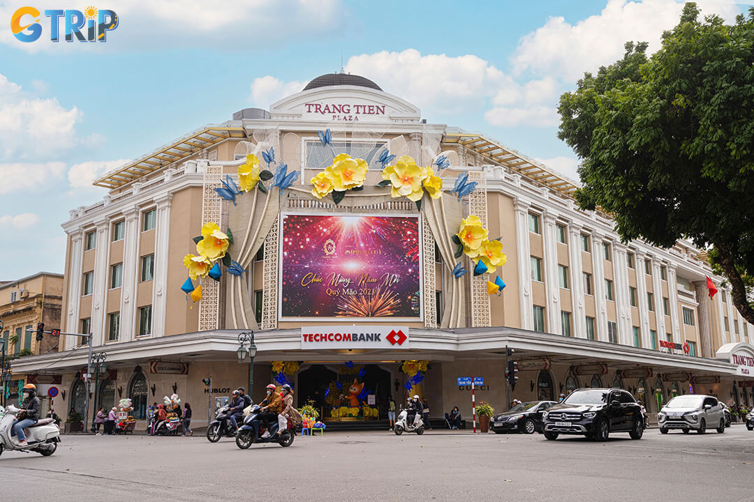 Trang Tien Street blends colonial charm with modern luxury, offering Hanoi’s most elegant shopping experience just steps from Hoan Kiem Lake