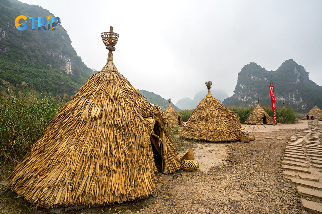 Tribal village in Kong