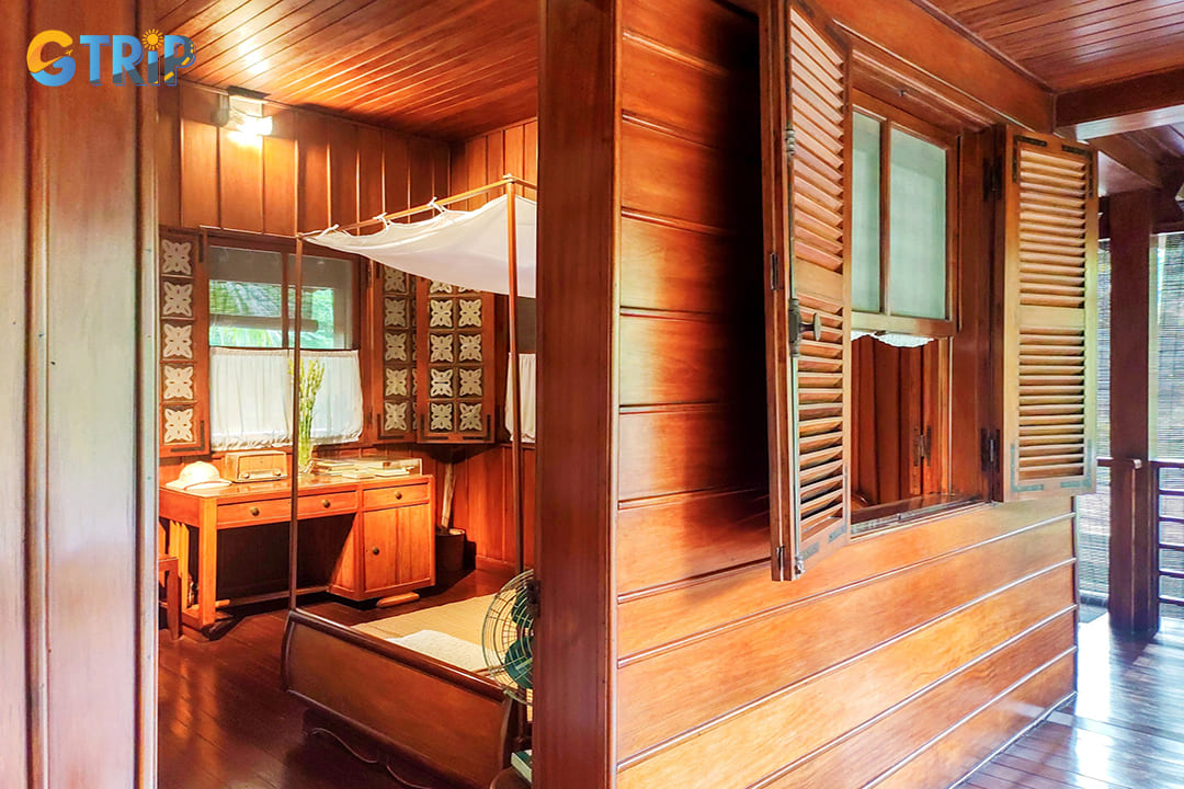 As you explore the wooden structure, you'll notice the elegant yet modest craftsmanship that reflects both functionality and cultural significance