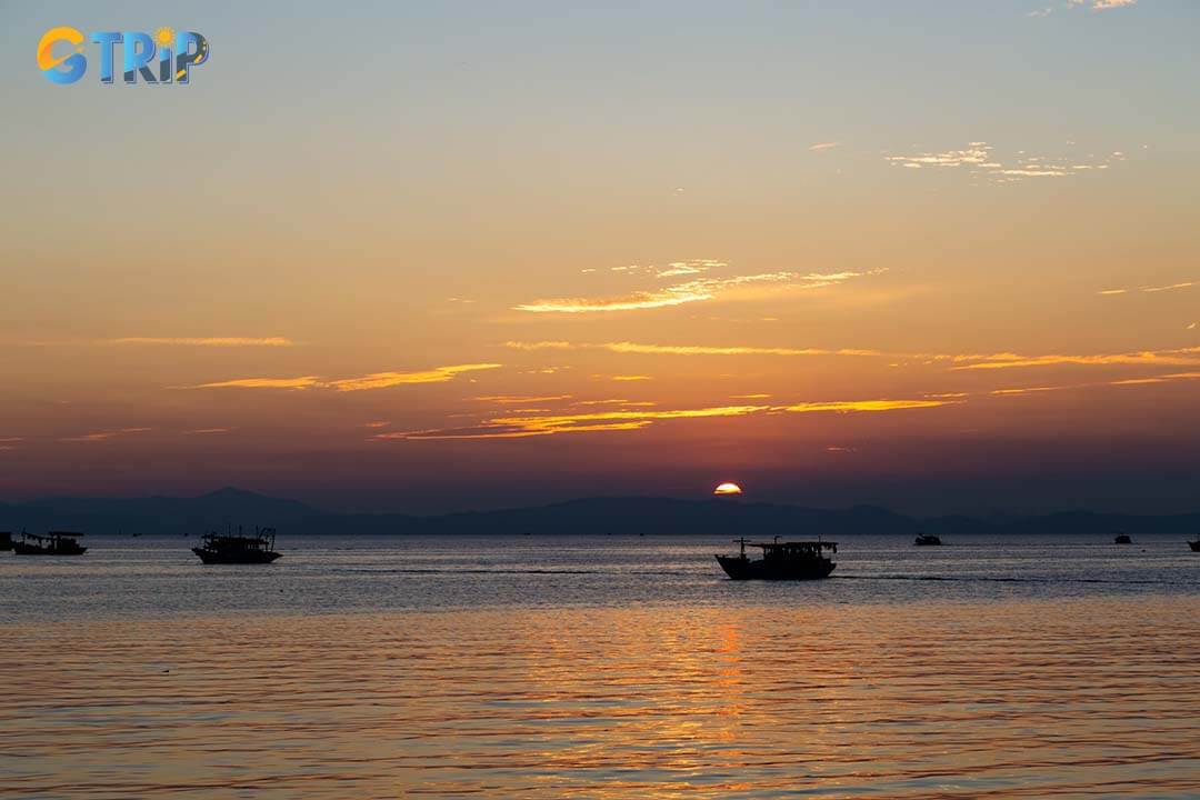 For a peaceful escape, Van Chay Beach offers soft white sands, clear waters, and a serene atmosphere away from the crowds