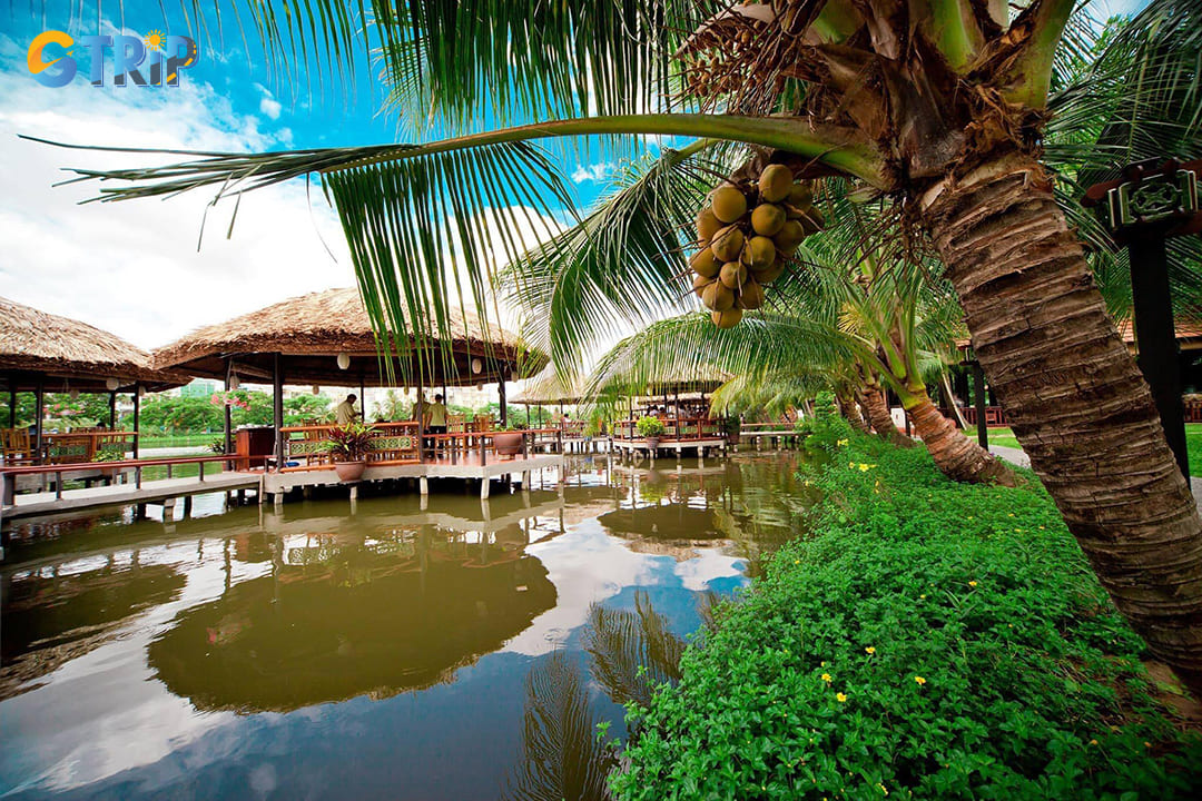 Van Thanh Tourist Village is designed to reflect the charm of Vietnam’s southern countryside
